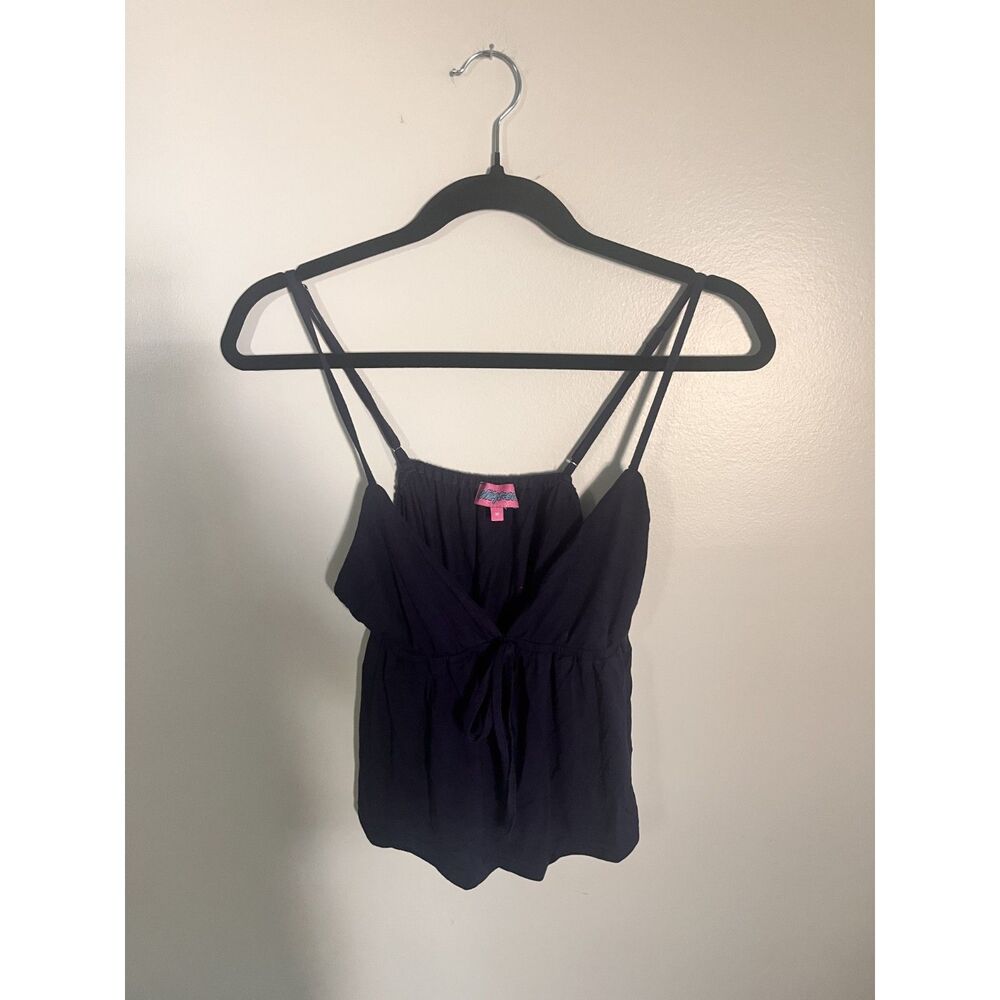Edikted Y2K Baby Doll Top In Navy Size Medium (fits like small)